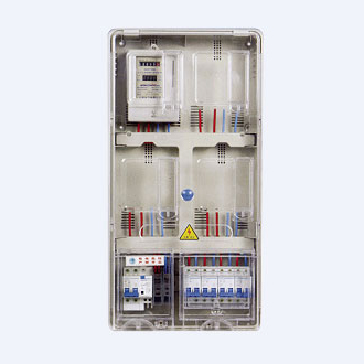 单用户四相表箱(上下式结构)(卡型)