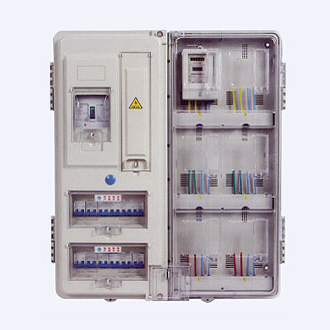 玻璃纤维增强塑料四用户单相表箱0