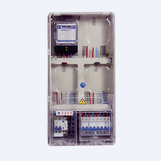 单用户四相表箱(上下式结构)(非卡型)