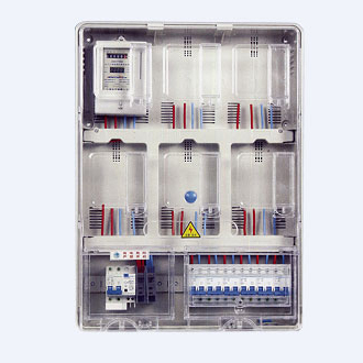 单用户六相表箱(上下式结构)(卡型)